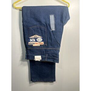 saddle king western mens 414 straight leg jeans size 44x32